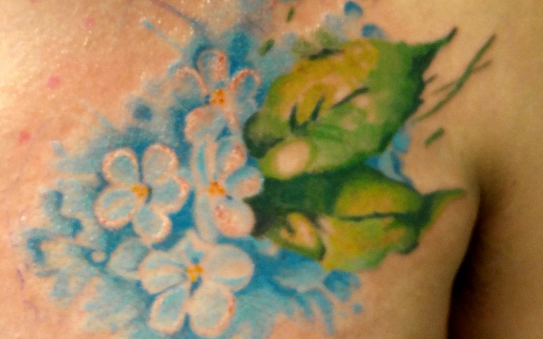 Flower Watercolor Tattoo