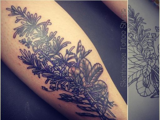 Black Tattoo Floral