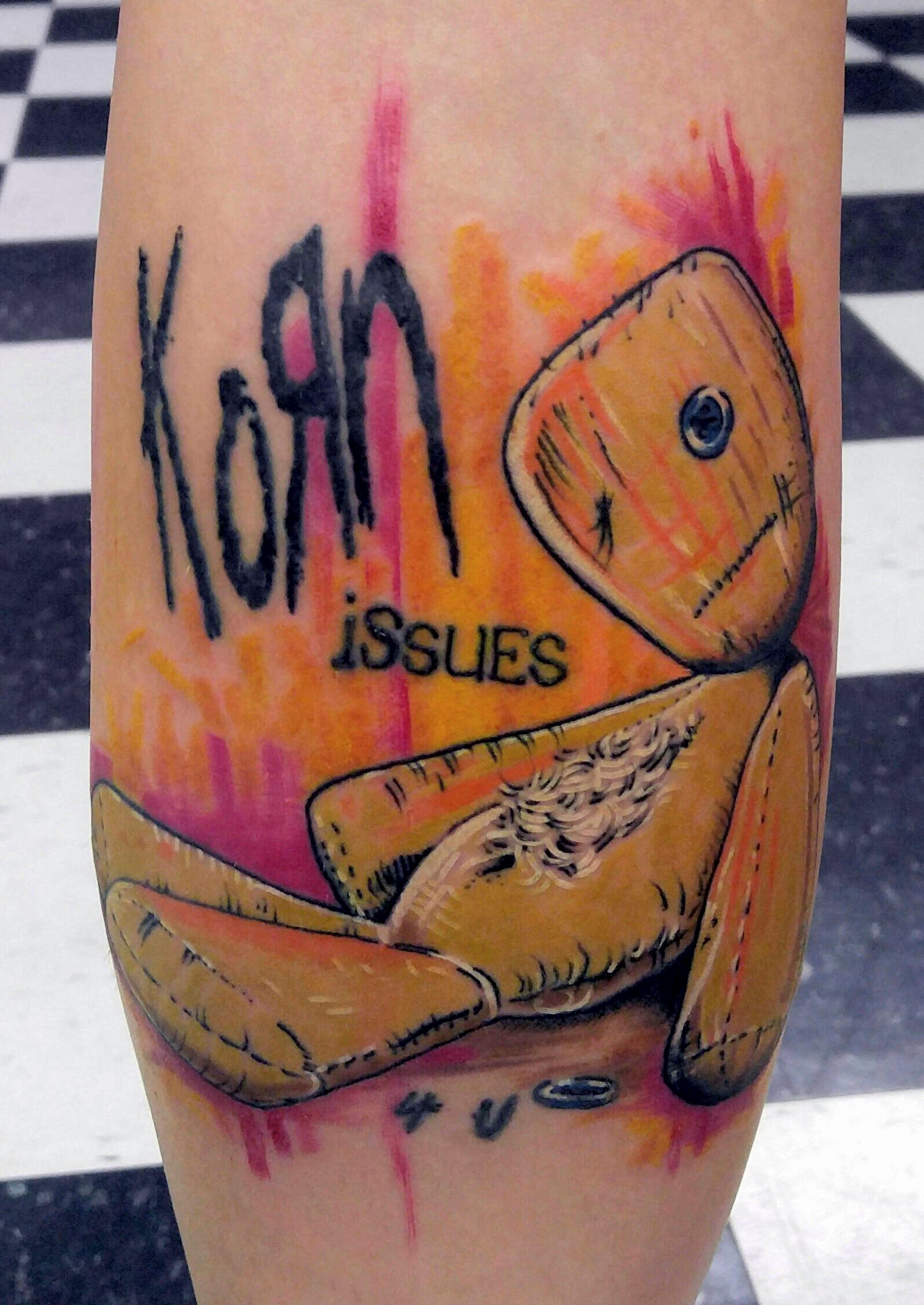 Everyone has Issues Korn Tattoo | Skinhouse Studio