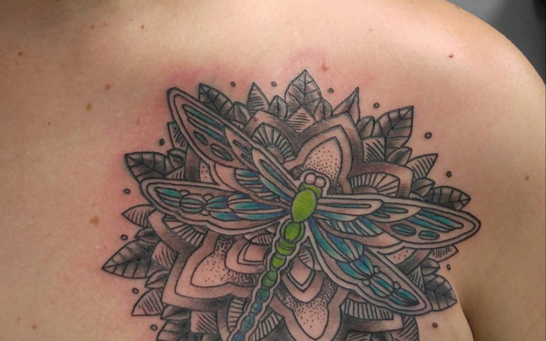 Dragon Fly Mandala Tattoo Longmont