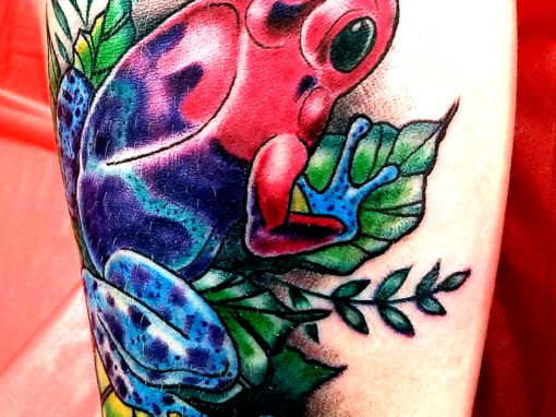 Dart Frog Tattoo Longmont