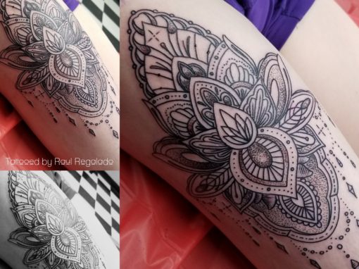 Linear Decorative Thigh Piece